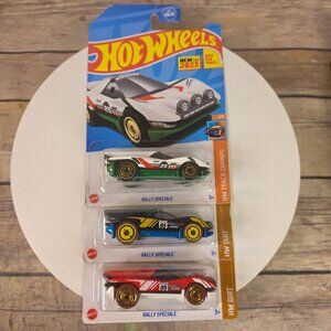Hot Wheels 2023 Rally Speciale 3-Pack Cars Set Limited Edition
